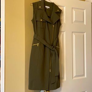 Calvin Klein Women’s Midi Short Sleeve Dress